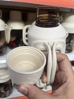 Miniatura 2 de Botella agua con vaso 500 ml