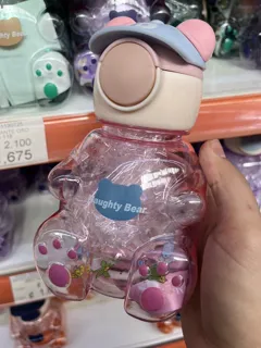 Miniatura 1 de Botella plástica para agua forma de oso