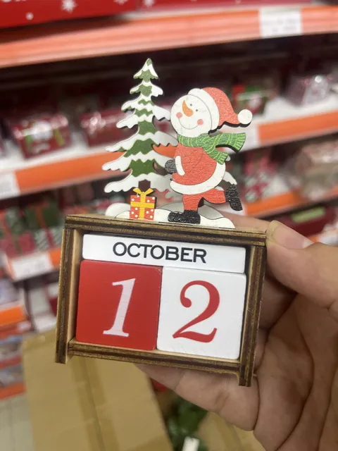 Contador navideño calendario · foto 1