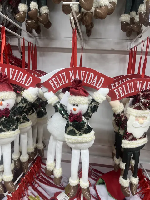 Adorno Navideño Santa para puerta · foto 1