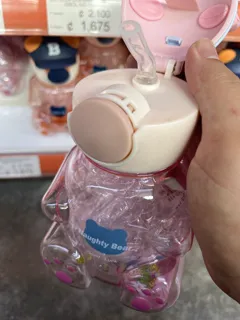 Miniatura 2 de Botella plástica para agua forma de oso