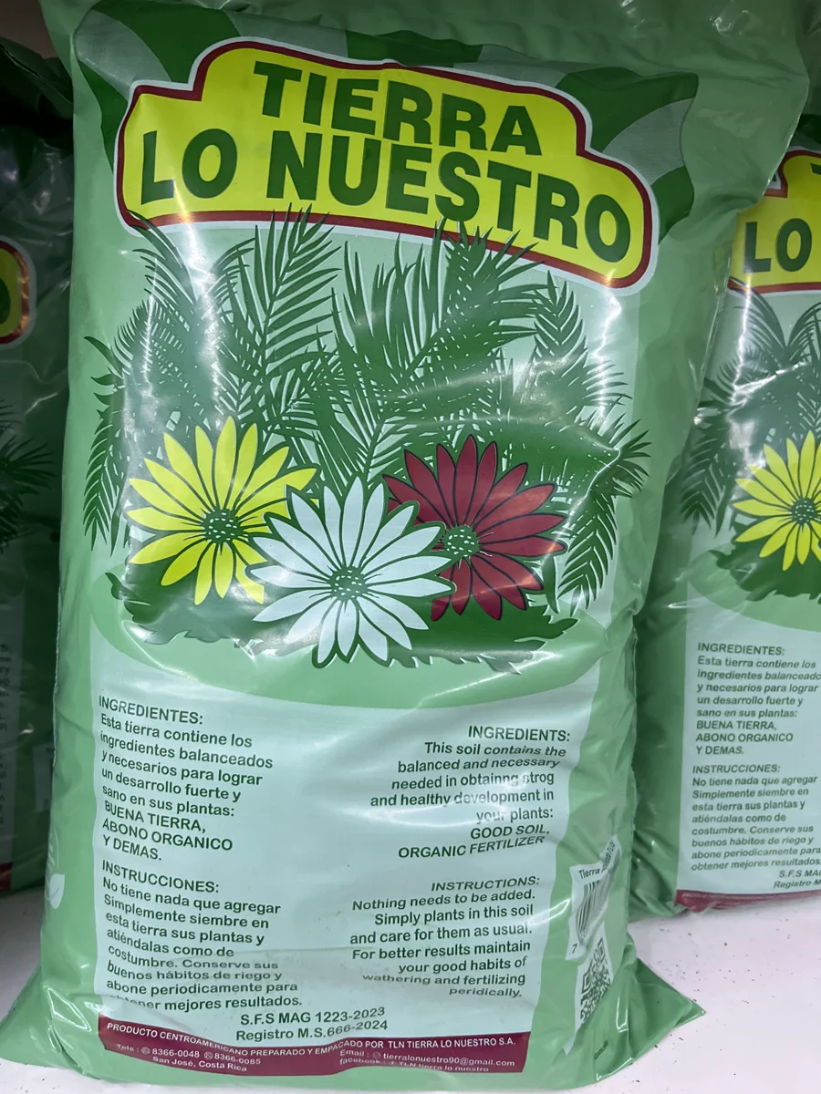 Tierra abonada para plantas 7Lts