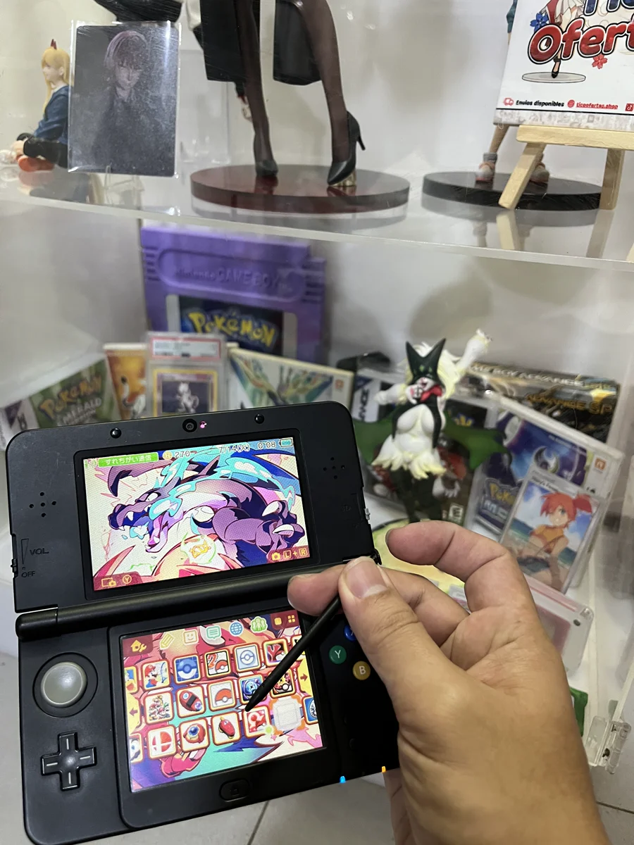 New 3DS versión Pokemon Azul
