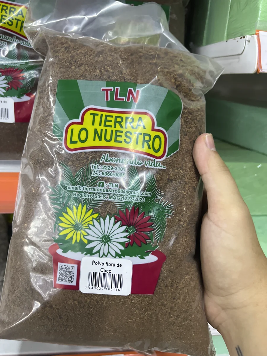 Fibra de coco abono plantas